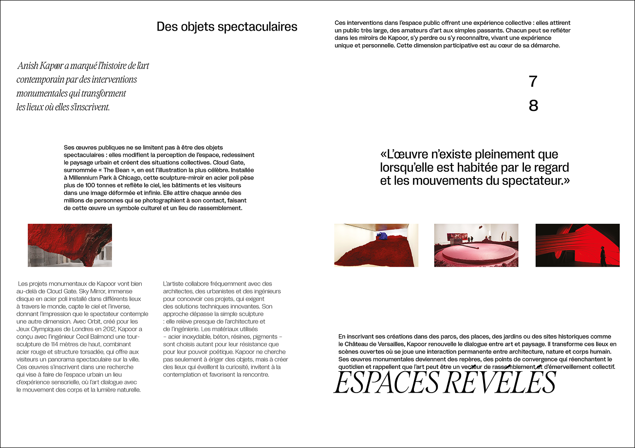 Anish Kapoor — spreads 7-8